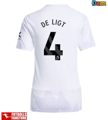 Manchester United Matthijs de Ligt #4 Bortatröja Dam 2025-26 Kortärmad